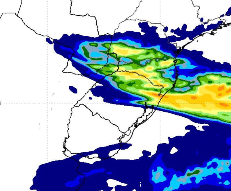 Previsão do tempo: Áreas de instabilidade podem favorecer chuvas pelo Centro-Sul do Brasil