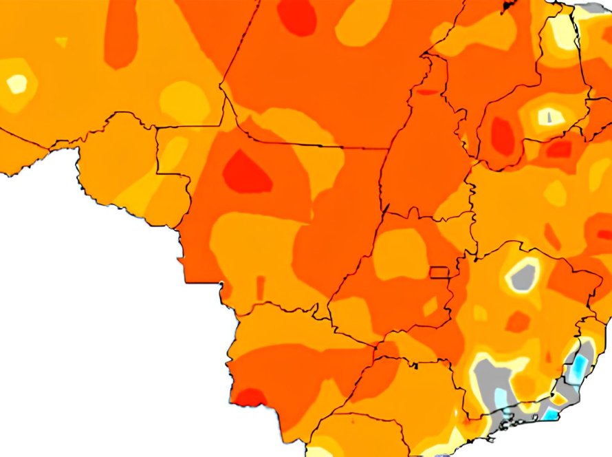 Fevereiro terá temperaturas acima da média em praticamente todo o País, segundo o Inmet