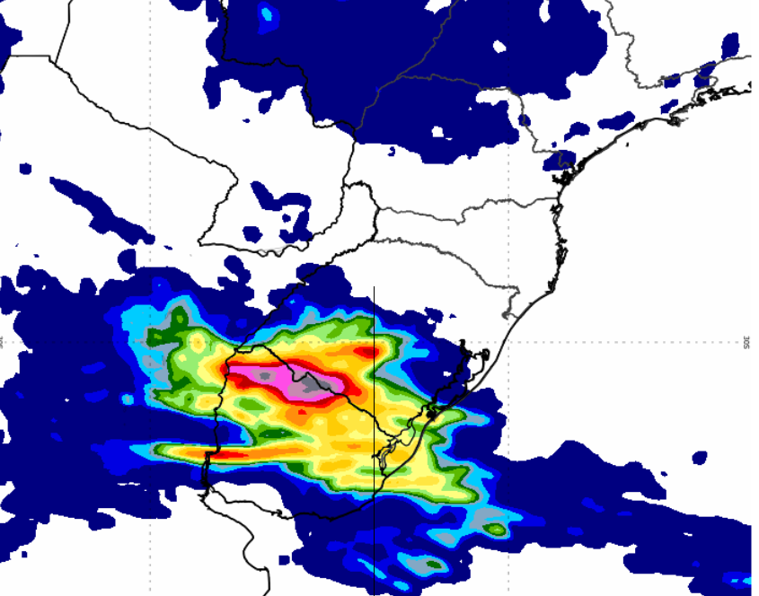 Nova rodada de chuvas intensas avança até o Rio Grande do Sul; calorão persiste em todo BR