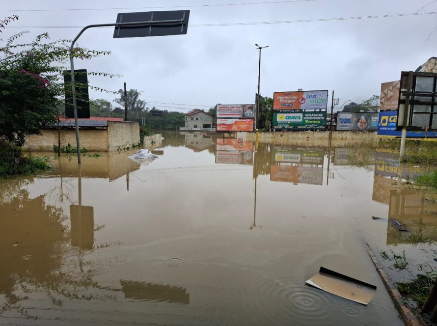 Chuvas em SC: 24 municípios registram ocorrências e oito decretam situação de emergência