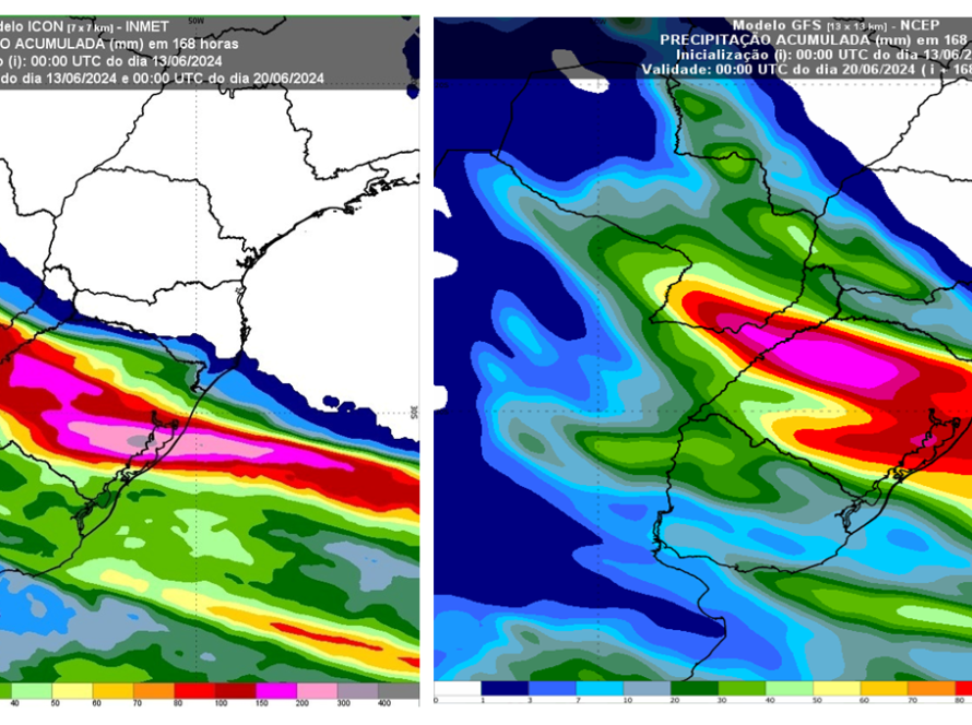 Chuva forte retorna ao Rio Grande do Sul neste fim de semana