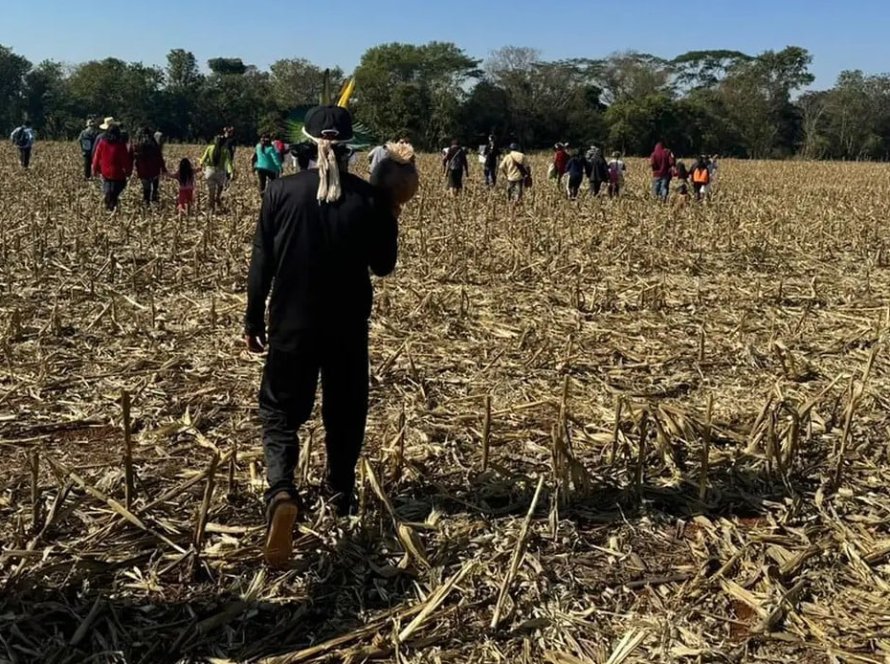 Comitiva federal visita áreas de conflitos indígenas em MS