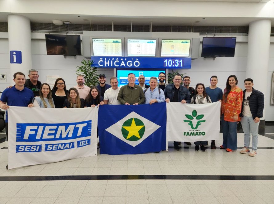 Presidentes da Fiemt e Famato lideram missão tecnológica aos EUA visando o desenvolvimento da agroindústria de MT