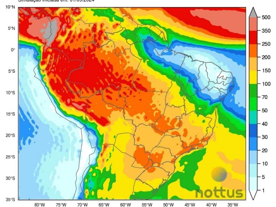 Nottus: Primavera deve favorecer safra de grãos 2024/25, com possível novo recorde