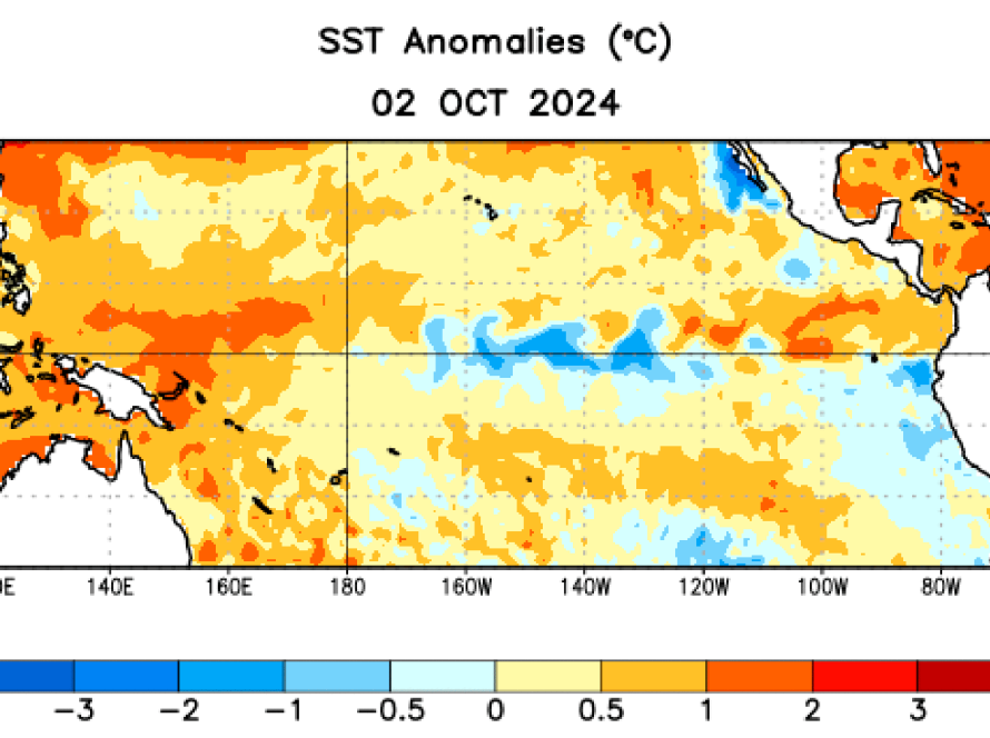 NOAA: atualização indica La Niña breve, de fraca intensidade e com menor influência sobre o clima