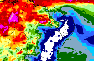 Modelo Cosmo do Inmet prevê chuvas fortes sobre áreas do Pará, Piuaí, Maranhão e Tocantins