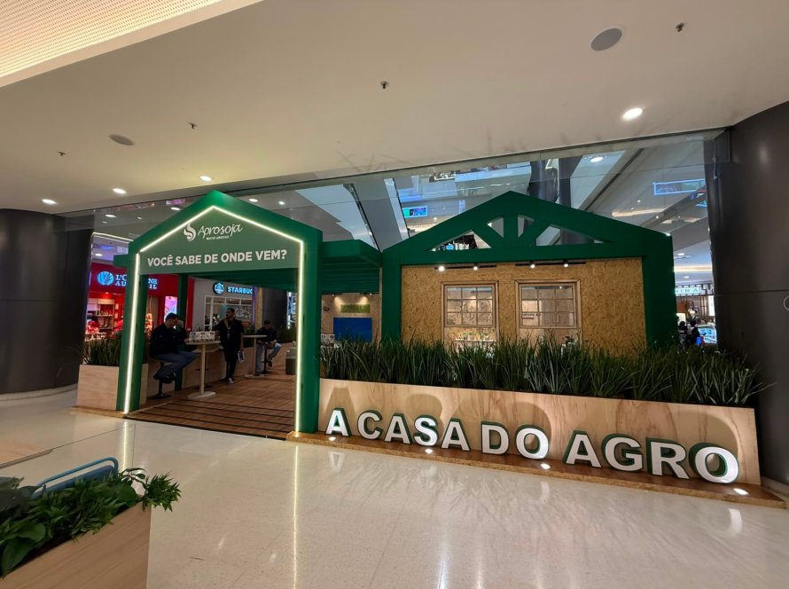 Casa do Agro Brasileiro chega a São Paulo para mostrar como soja e milho estão presentes no dia a dia da população