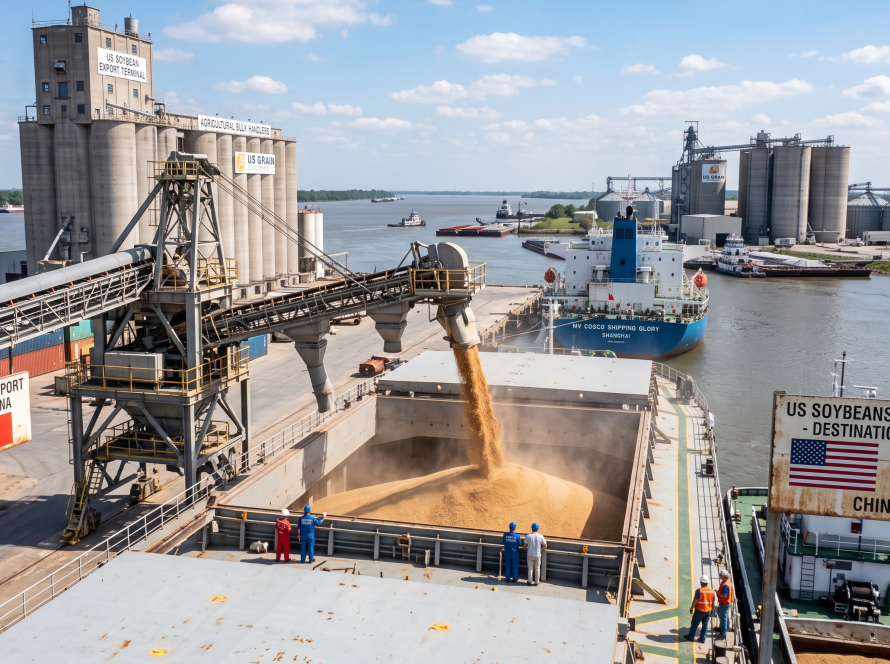 USDA confirma venda de 472 mil t de soja à China e movimento contribui para alta em Chicago