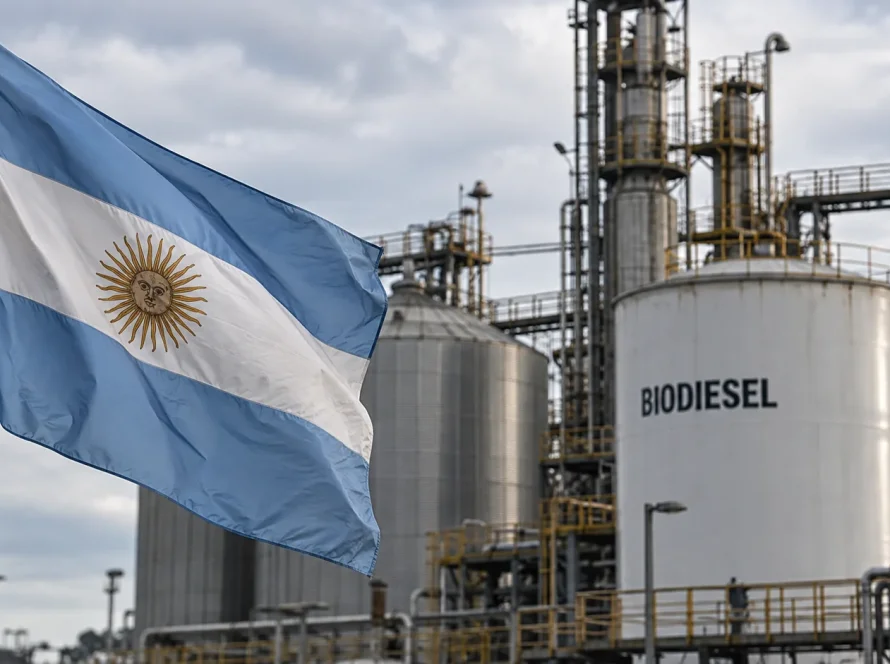Argentina avança com B10 e pode criar demanda adicional de 285 mil t de óleo de soja