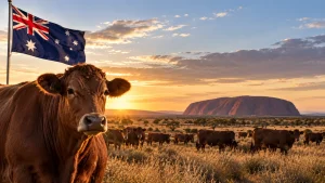 Austrália caminha para 3º recorde seguido nas exportações de carne bovina e aumenta disputa com Brasil por EUA e Ásia