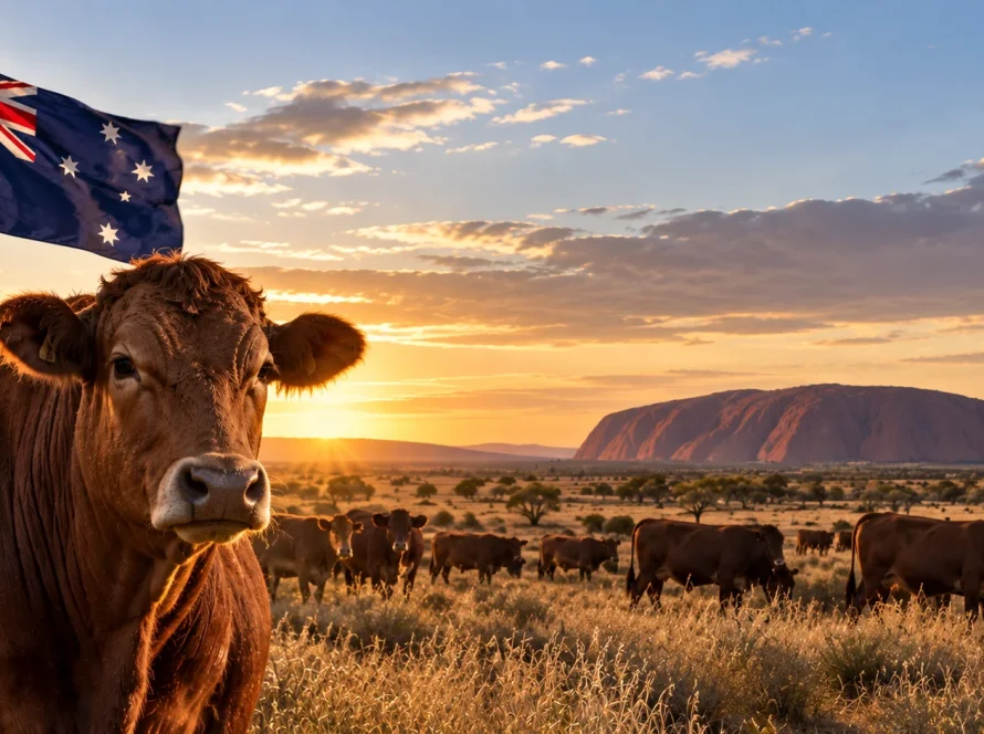Austrália caminha para 3º recorde seguido nas exportações de carne bovina e aumenta disputa com Brasil por EUA e Ásia