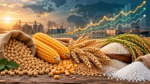 Banco Mundial eleva projeções de preços para soja, milho e trigo até 2027 diante de riscos à oferta e demanda aquecida