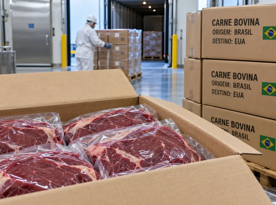 EUA compram 42% mais carne brasileira em setembro, mas avanço não compensa queda das exportações totais